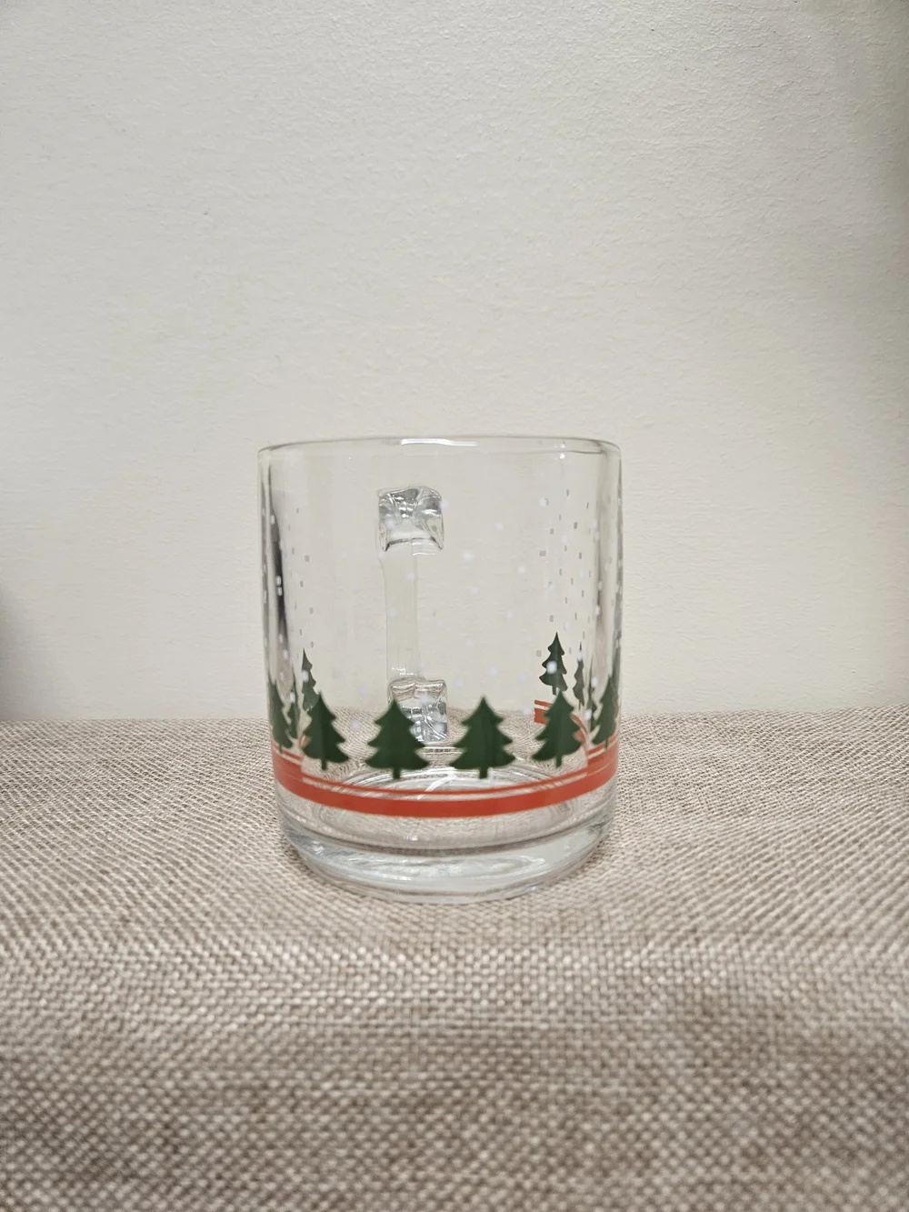 Libbey Clear Glass Mug - Winter Wonderland
